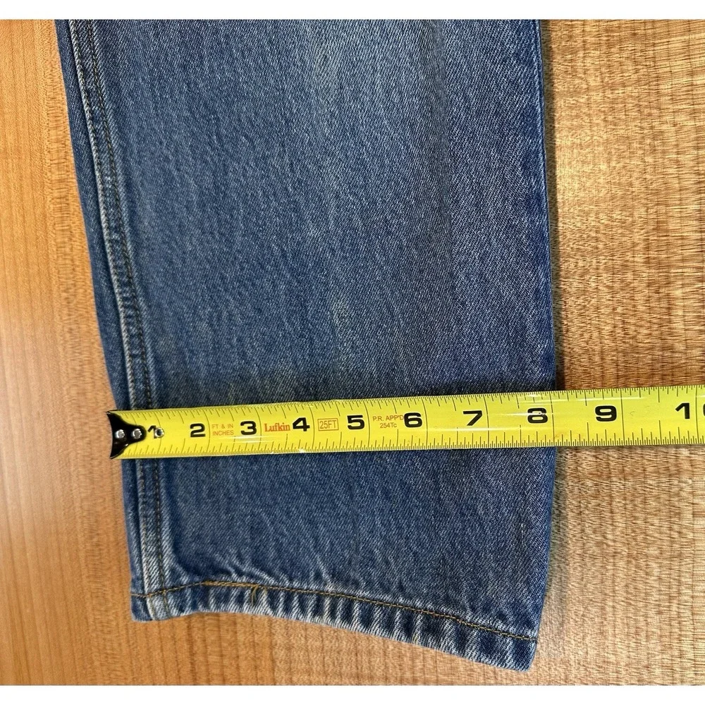 Levi's 501 Jeans Button Fly Blue Mens Light Wash Denim Straight Size 38x33